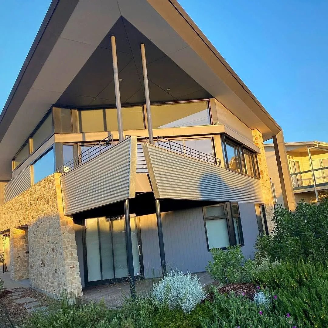 Exterior painting on a modern Adelaide home